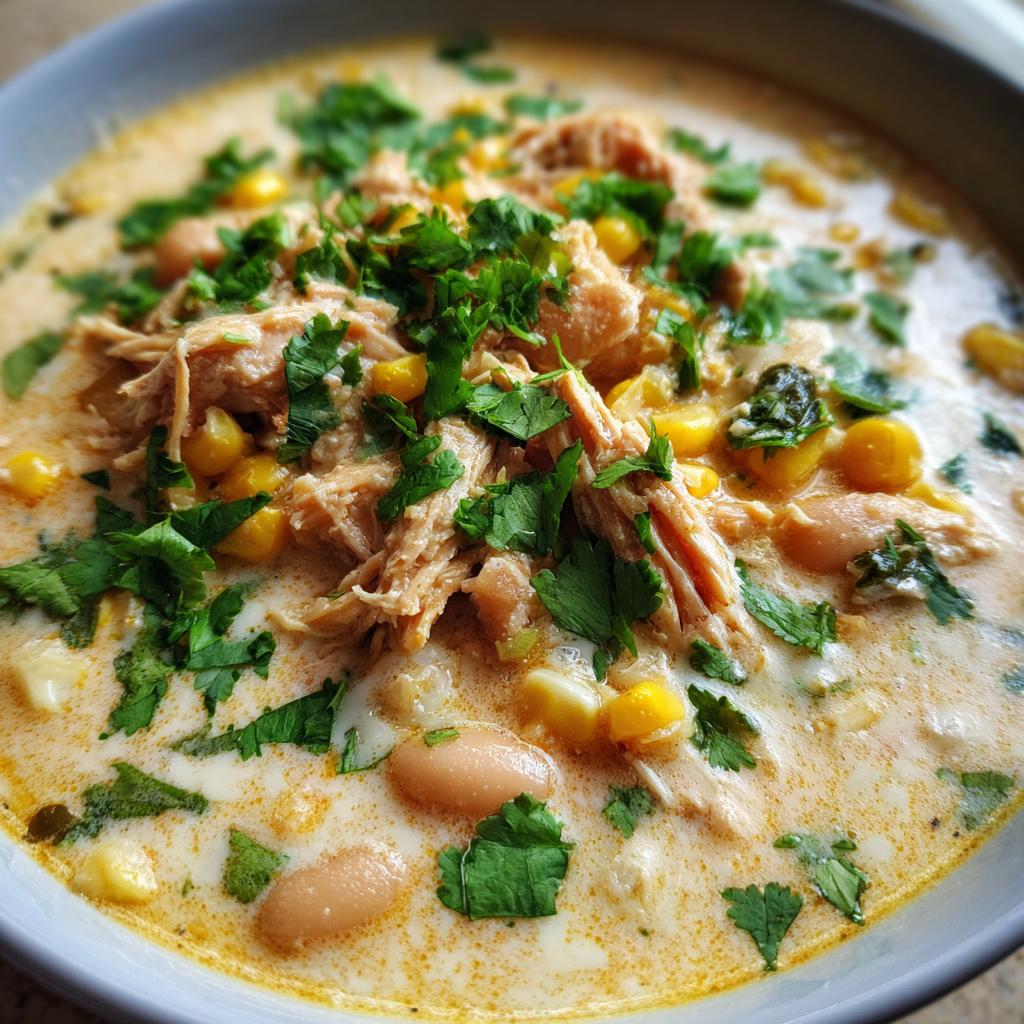 Creamy White Chicken Chili - detail 1