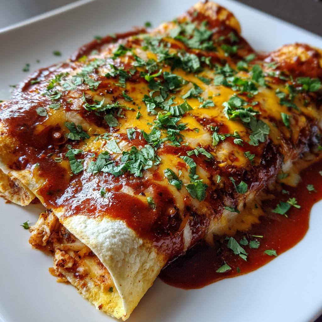 Easy Chicken Enchiladas - detail 1
