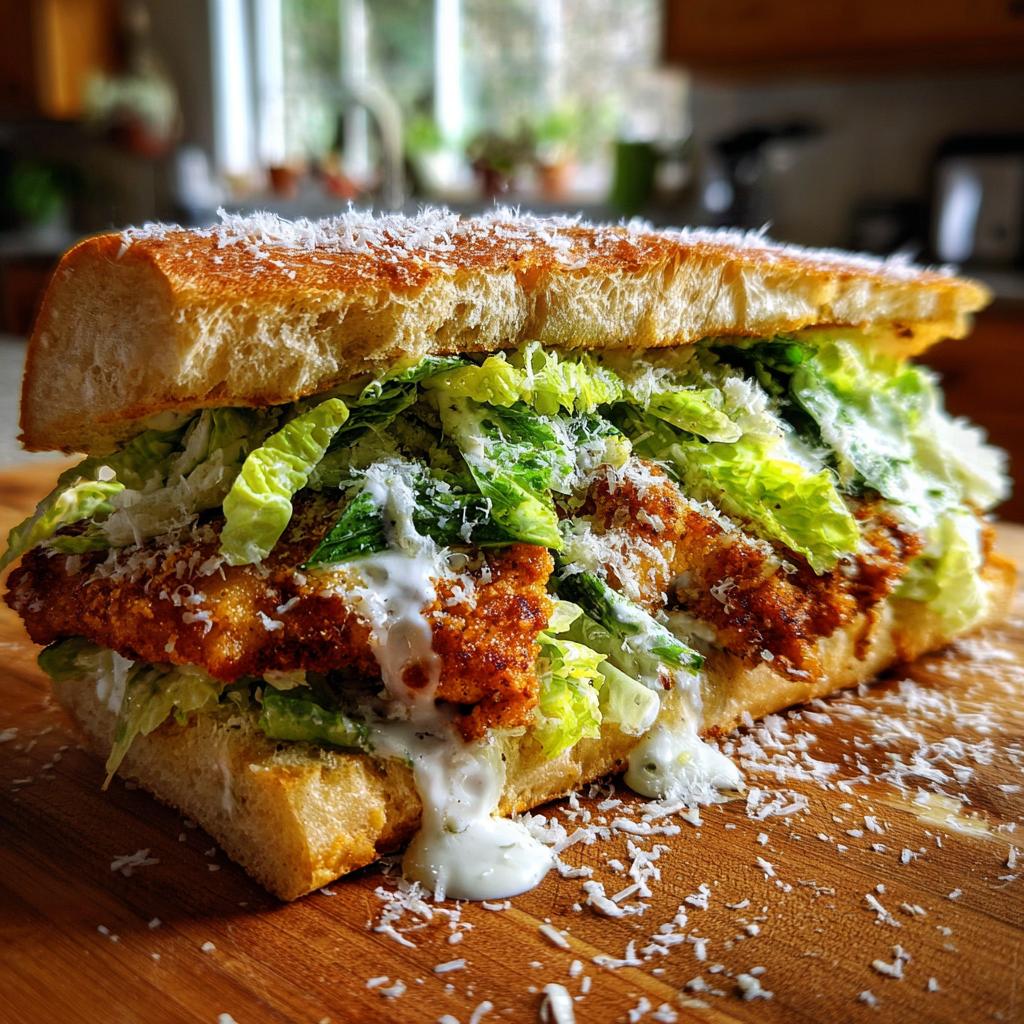Fried Chicken Caesar Sandwich - detail 1