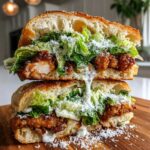 Fried Chicken Caesar Sandwich