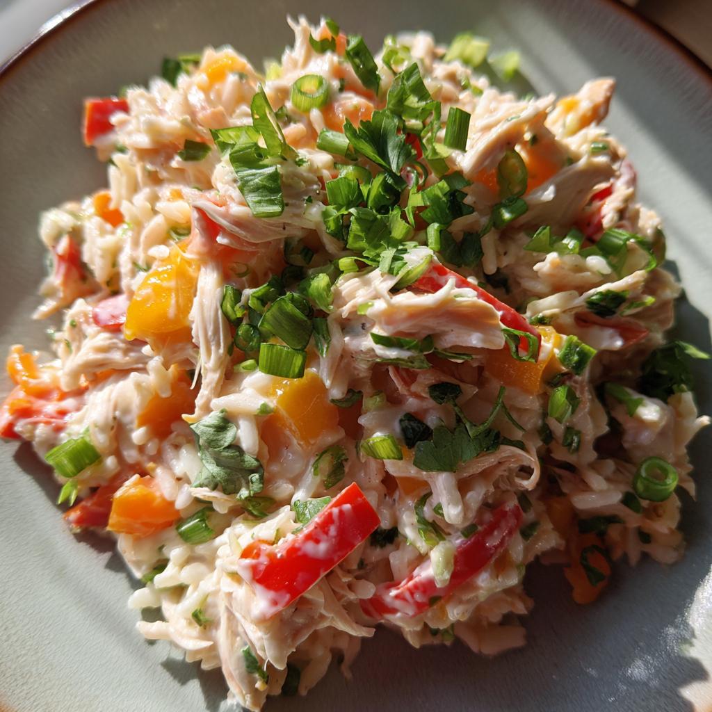 Light Creamy Chinese Chicken Salad