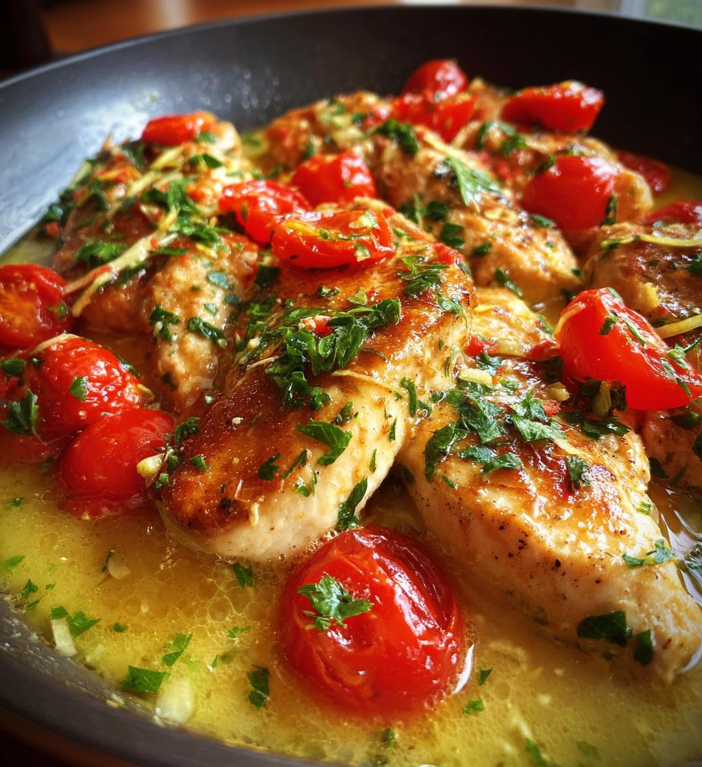 Weeknight Lemon Chicken Skillet Dinner