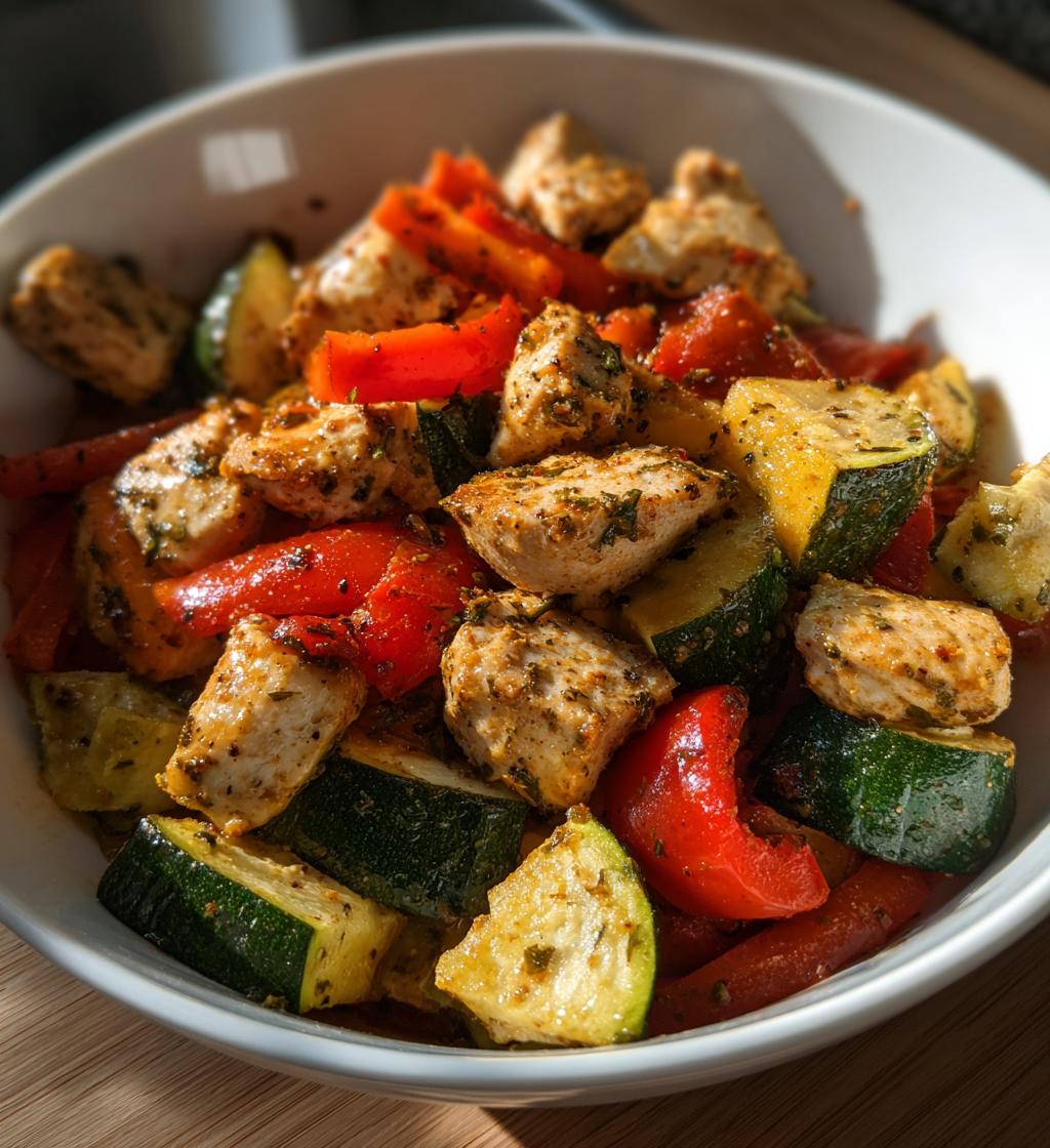 air fryer chicken and vegetables