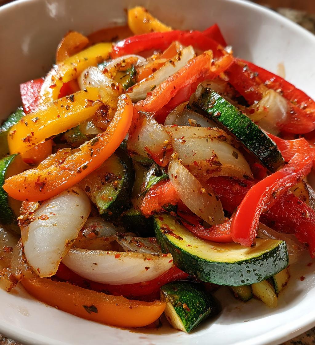 air fryer fajita vegetables