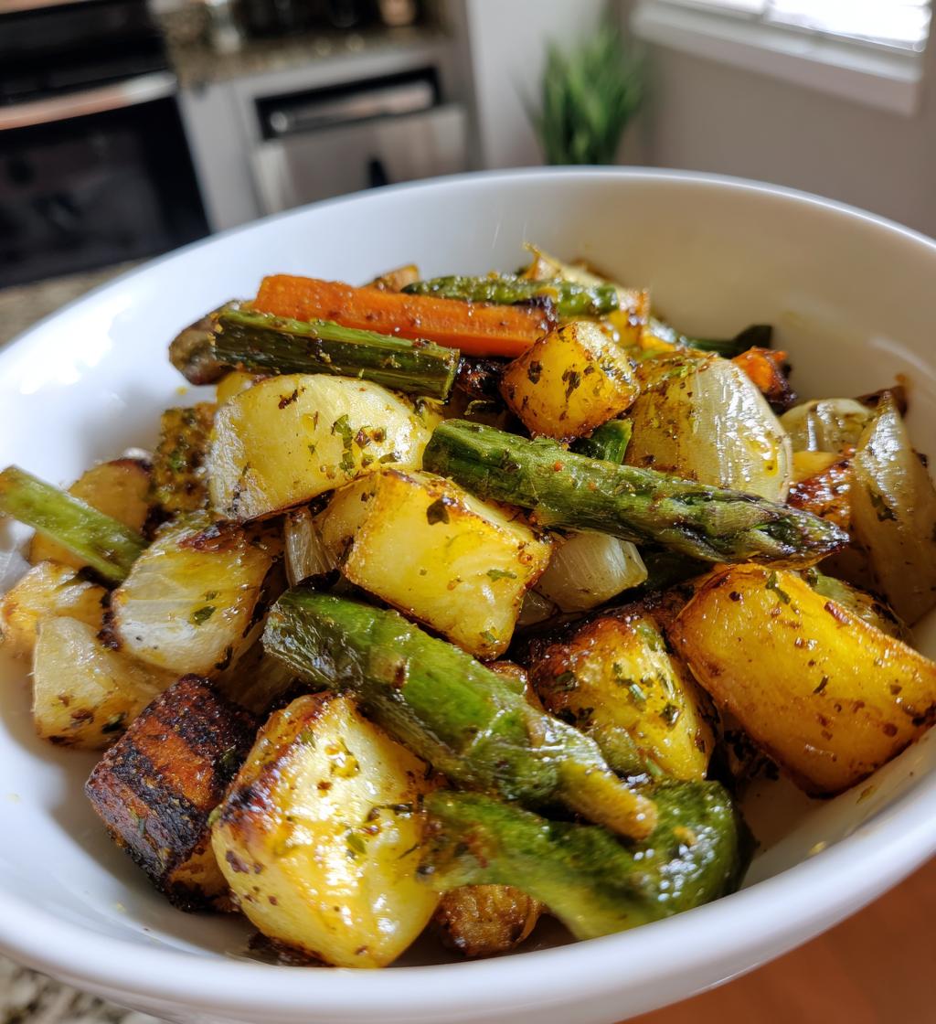 air fryer frozen vegetables - detail 1