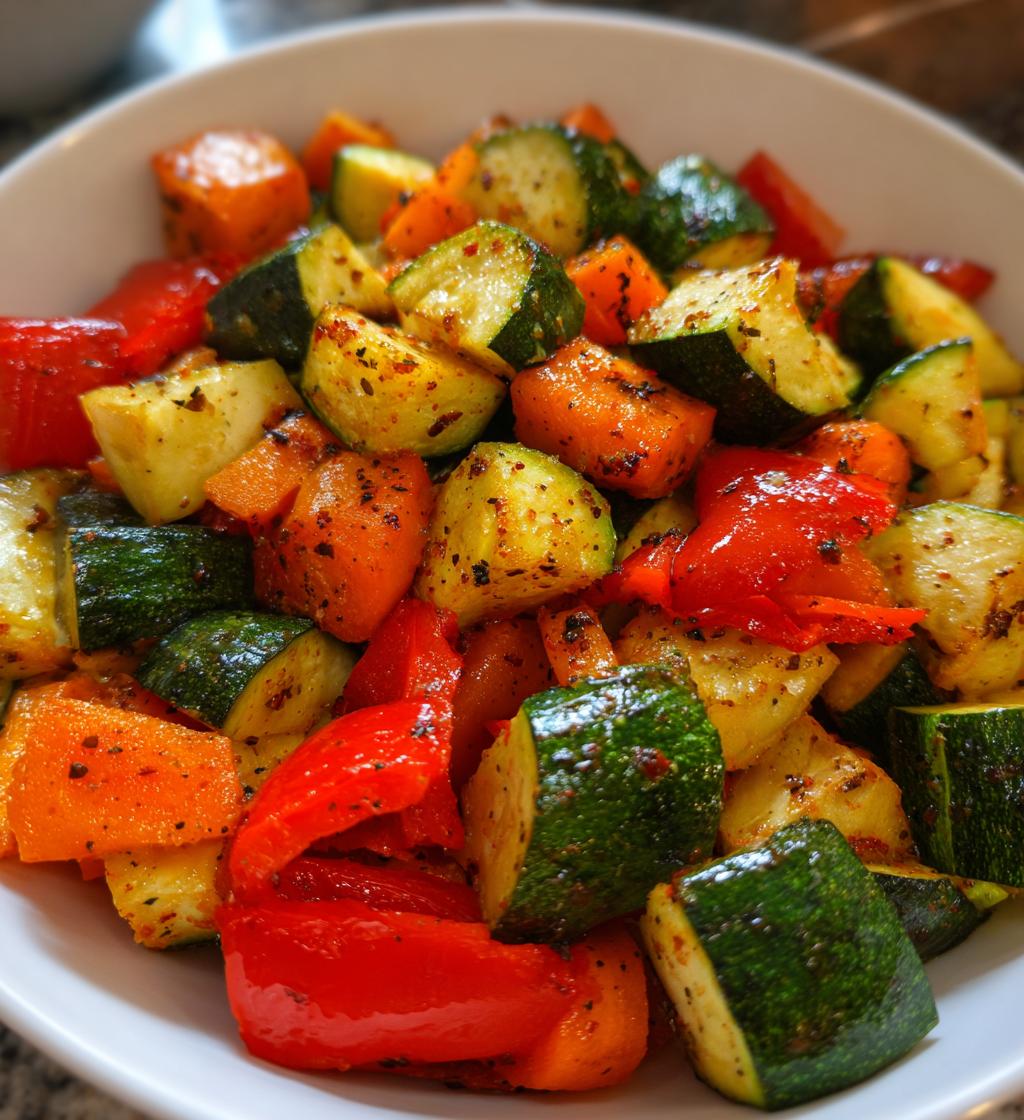 air fryer roasted vegetables