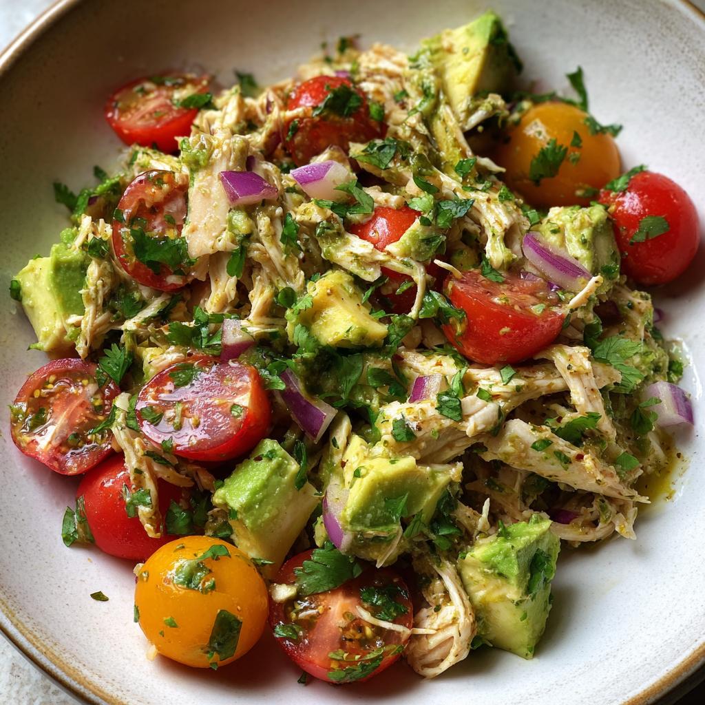 avocado chicken salad