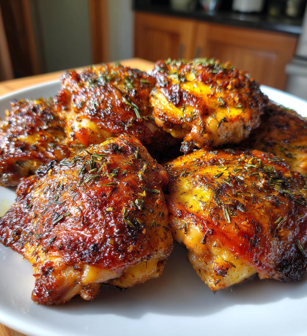 bone in chicken thigh air fryer recipes
