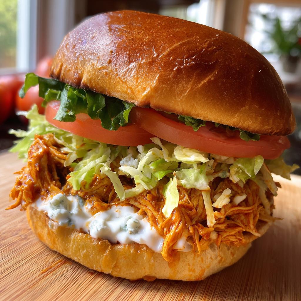 buffalo chicken sandwich recipe - detail 1