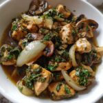 chicken mushroom onion