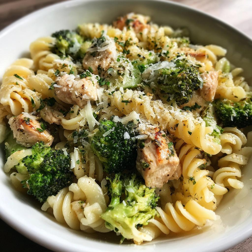 chicken pasta broccoli