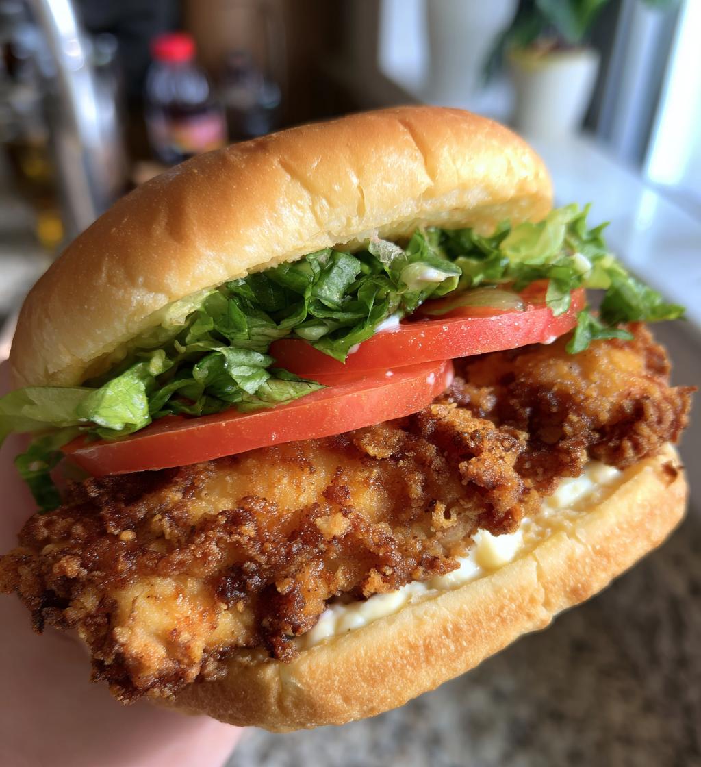 chicken sandwich recipes air fryer - detail 1