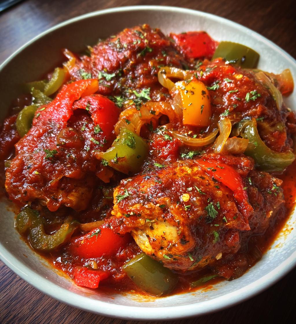 instapot chicken cacciatore - detail 1