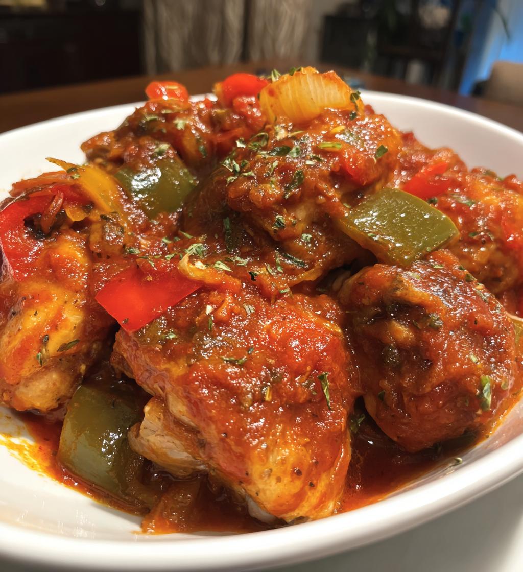 instapot chicken cacciatore
