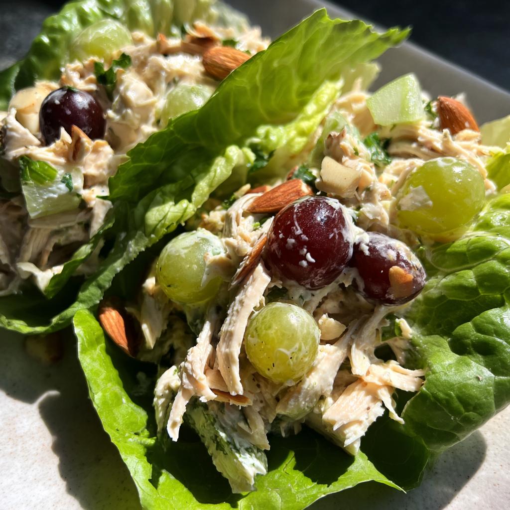 lettuce wrap chicken salad - detail 1