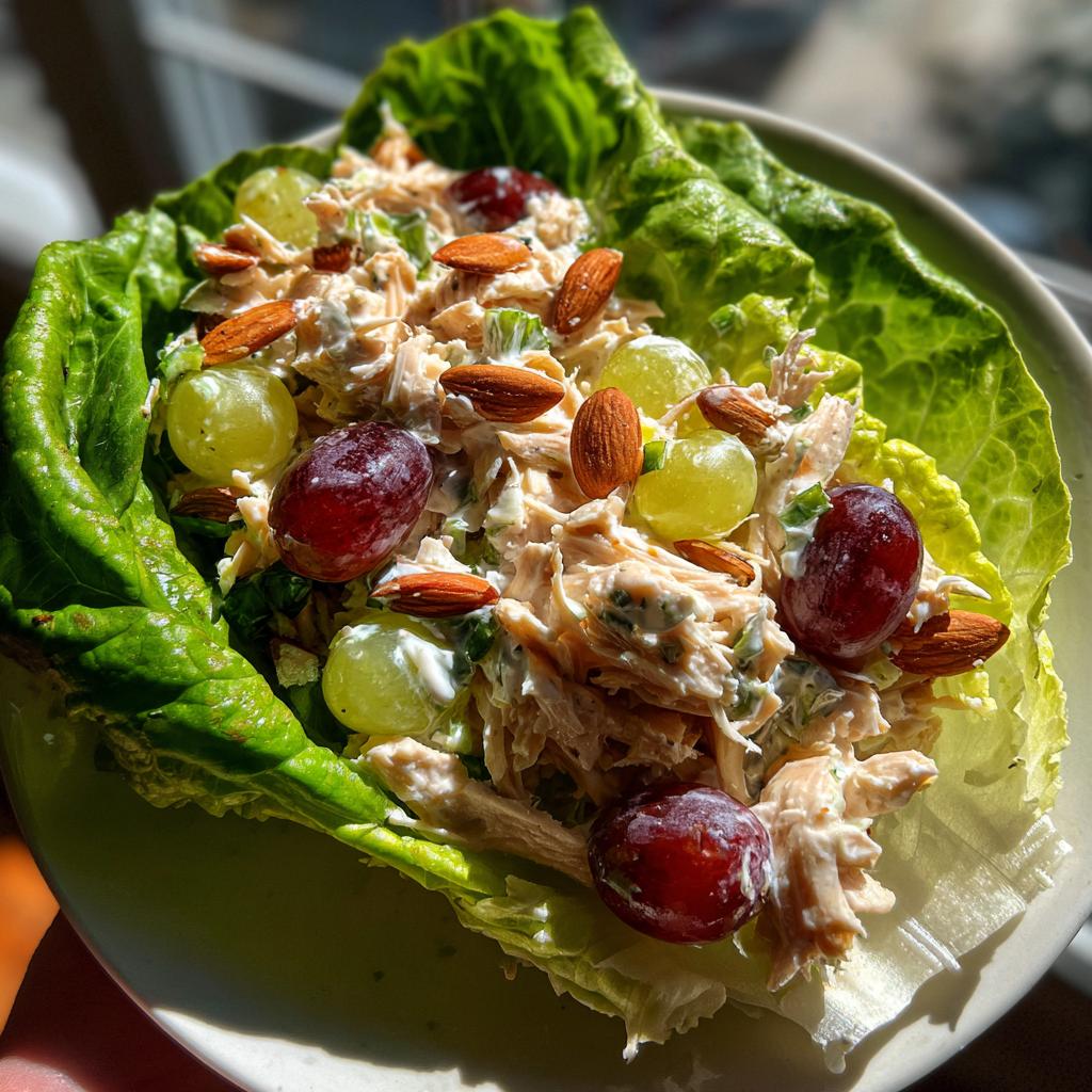 lettuce wrap chicken salad
