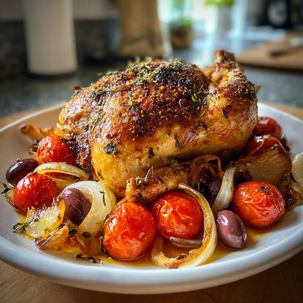 mediterranean roasted chicken