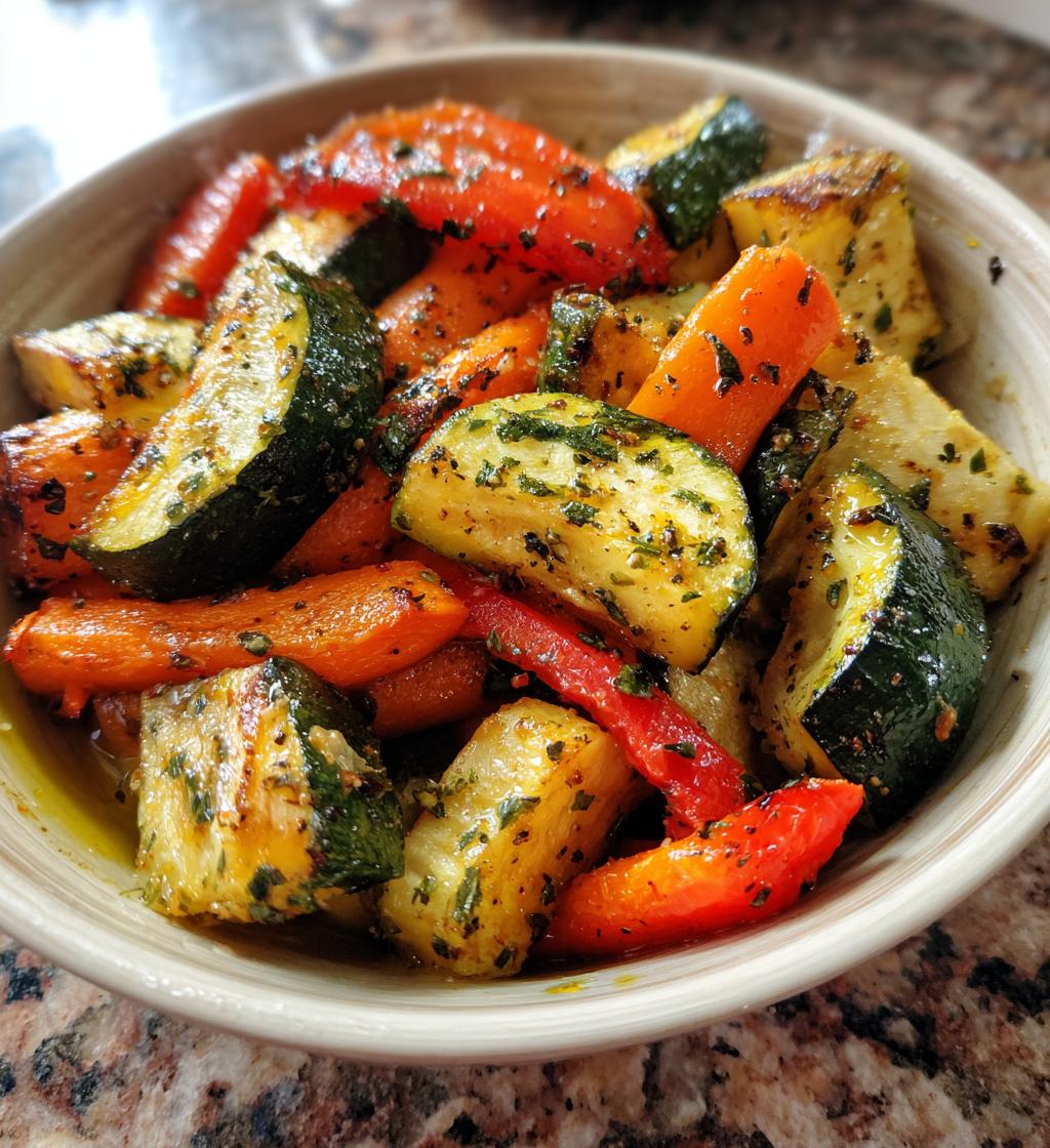 roasted vegetables in air fryer