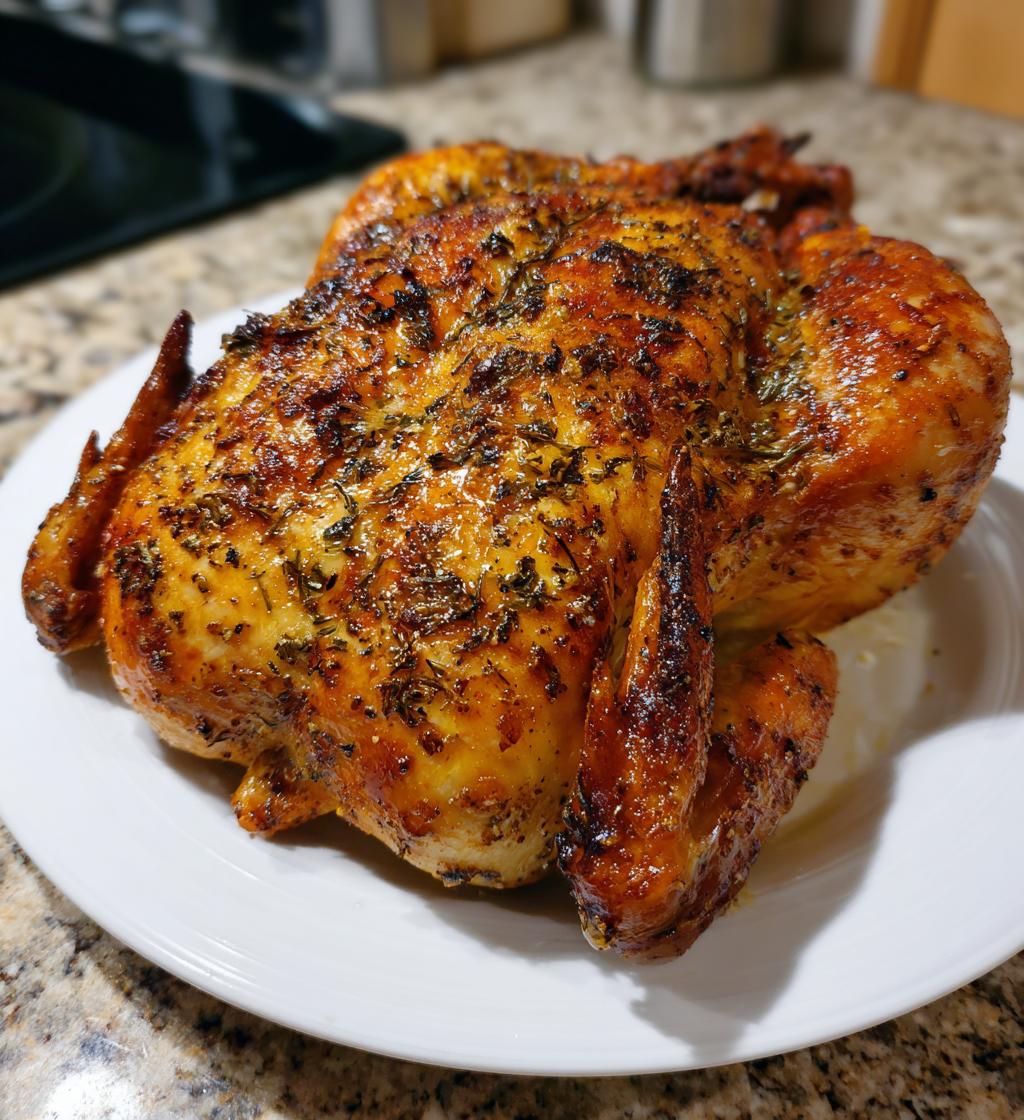 whole chicken in air fryer recipes - detail 1