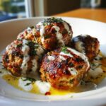 Chicken Kofta with Garlic Yogurt Sauce