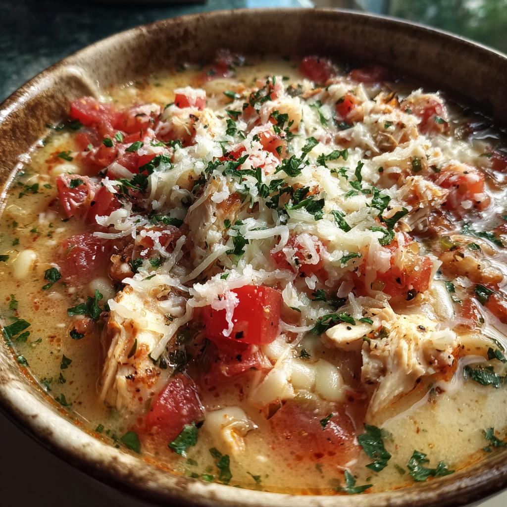 Chicken Parmesan Soup