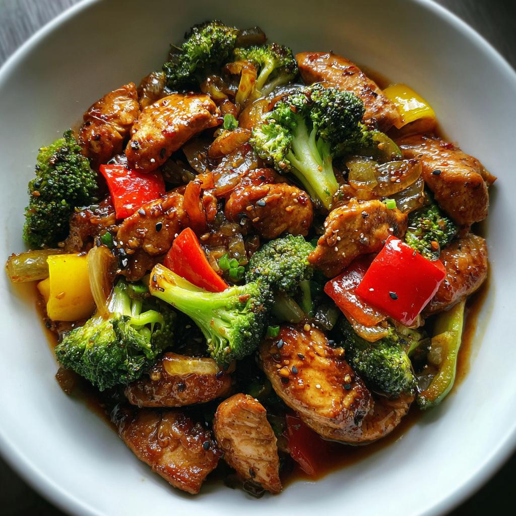 Honey Garlic Chicken Stir-Fry