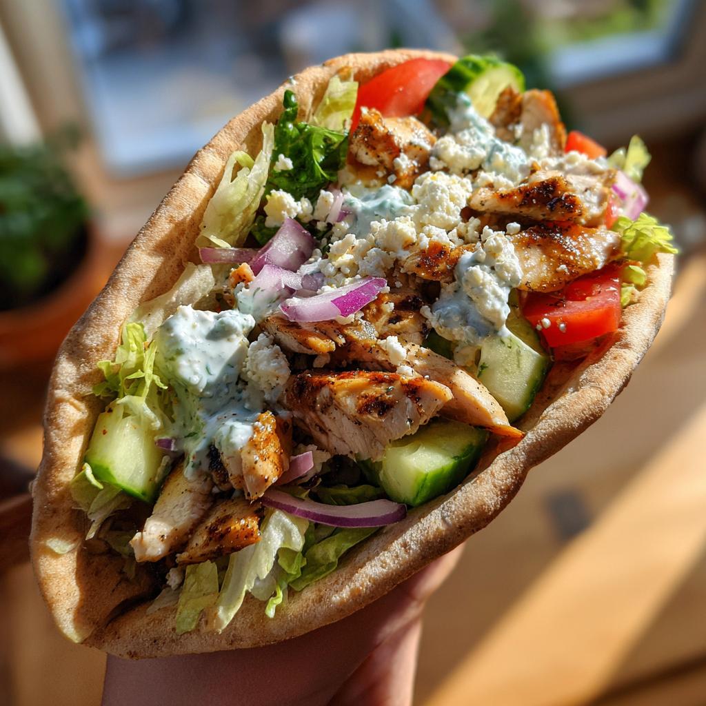 Mediterranean Chicken Pita Pockets - detail 1