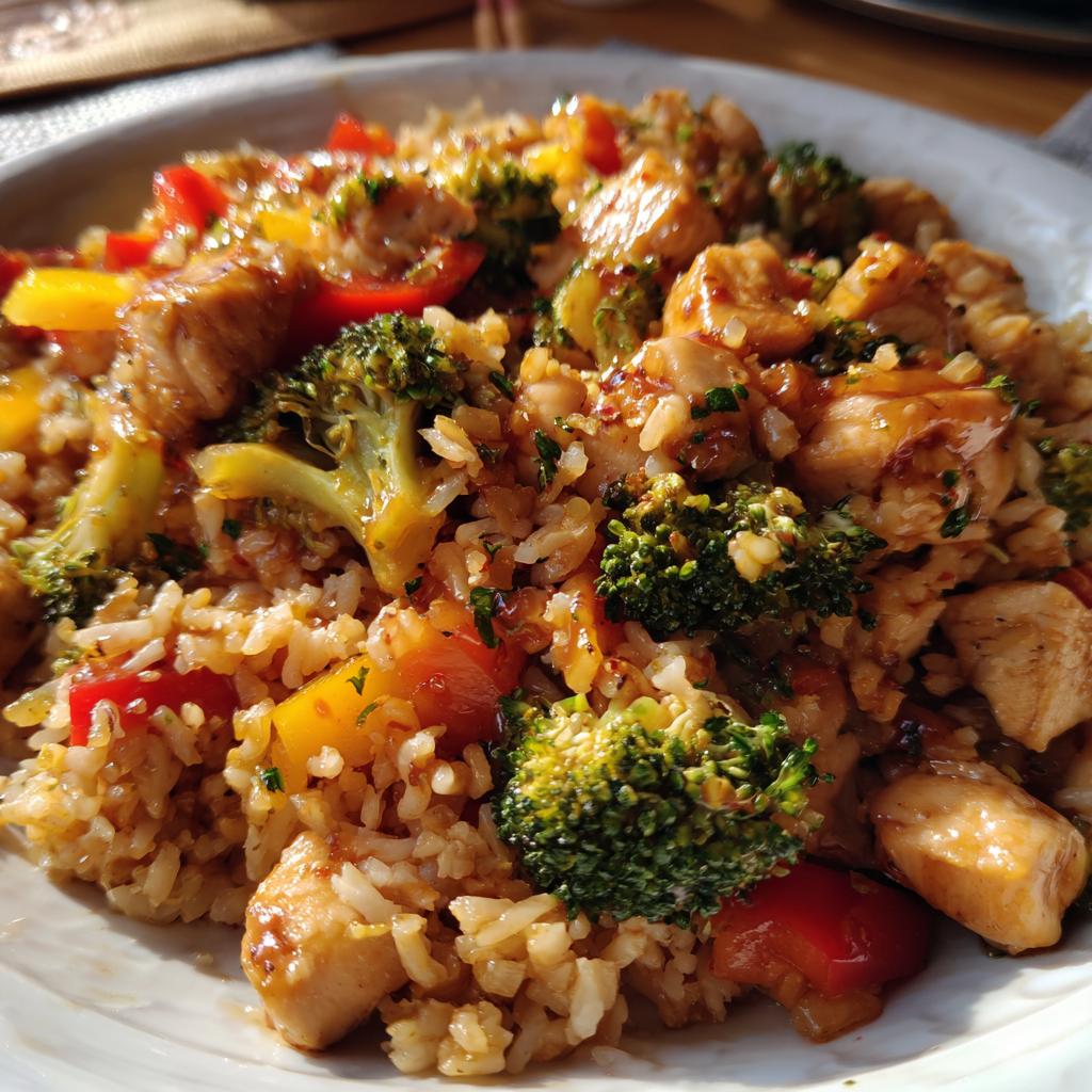 Teriyaki Chicken Skillet Casserole - detail 1
