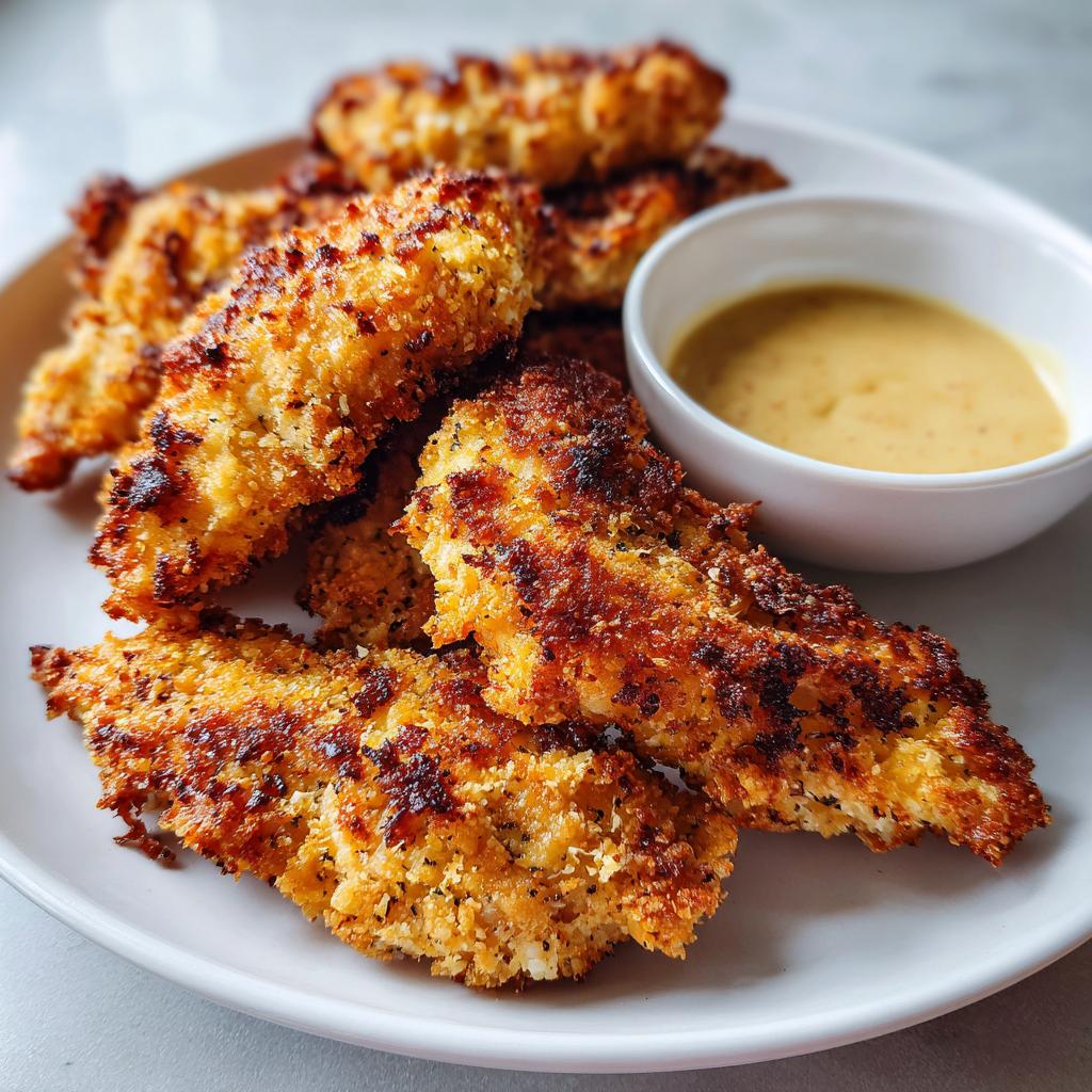 air fryer keto chicken tenders - detail 1