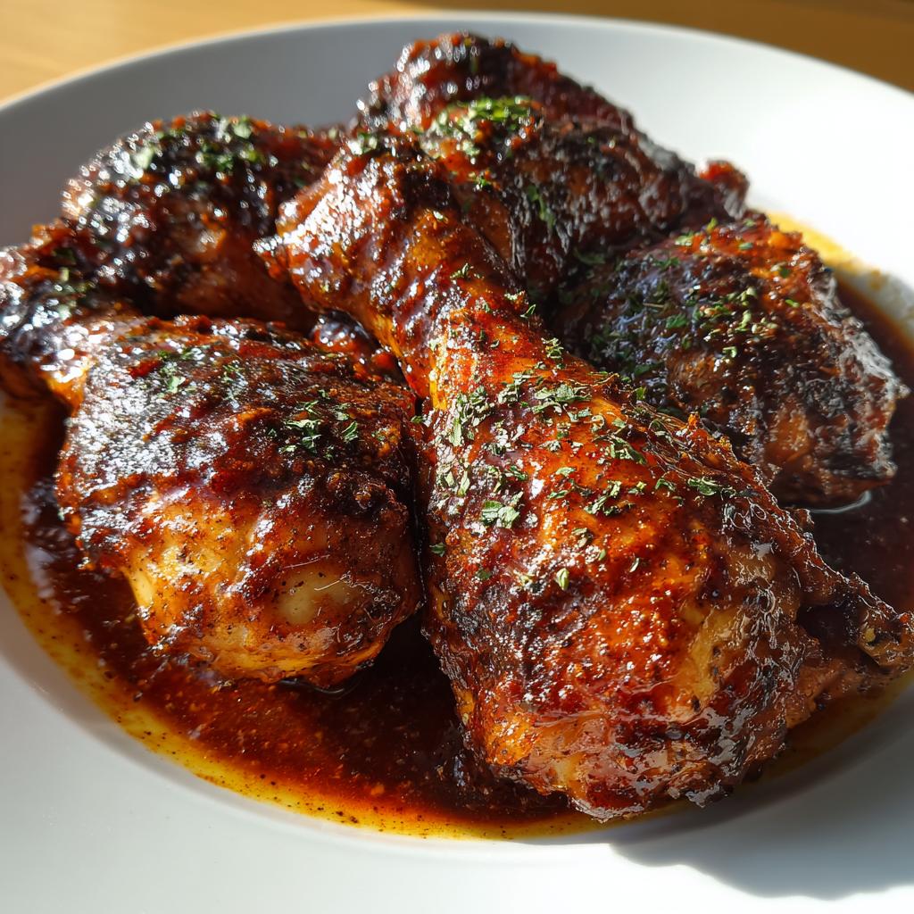 bbq chicken legs in crockpot