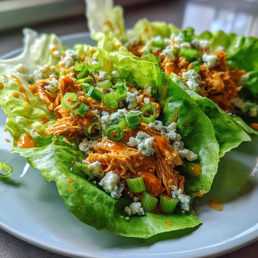 buffalo chicken lettuce wraps healthy