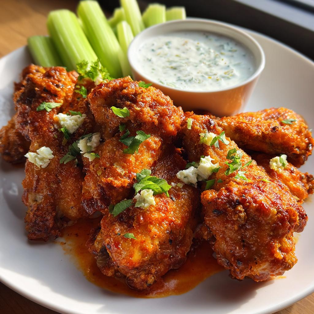 buffalo chicken wings - detail 1