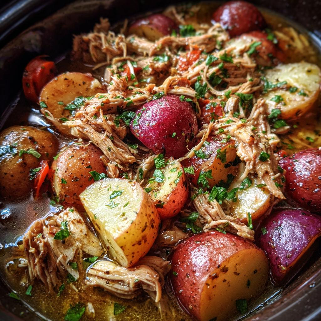 chicken and red potatoes crockpot