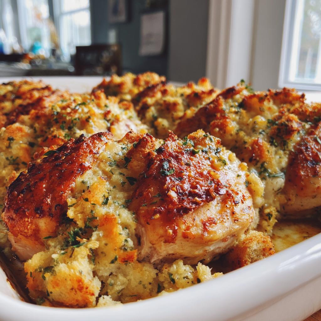 chicken and stuffing bake easy