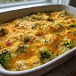 chicken brown rice broccoli casserole