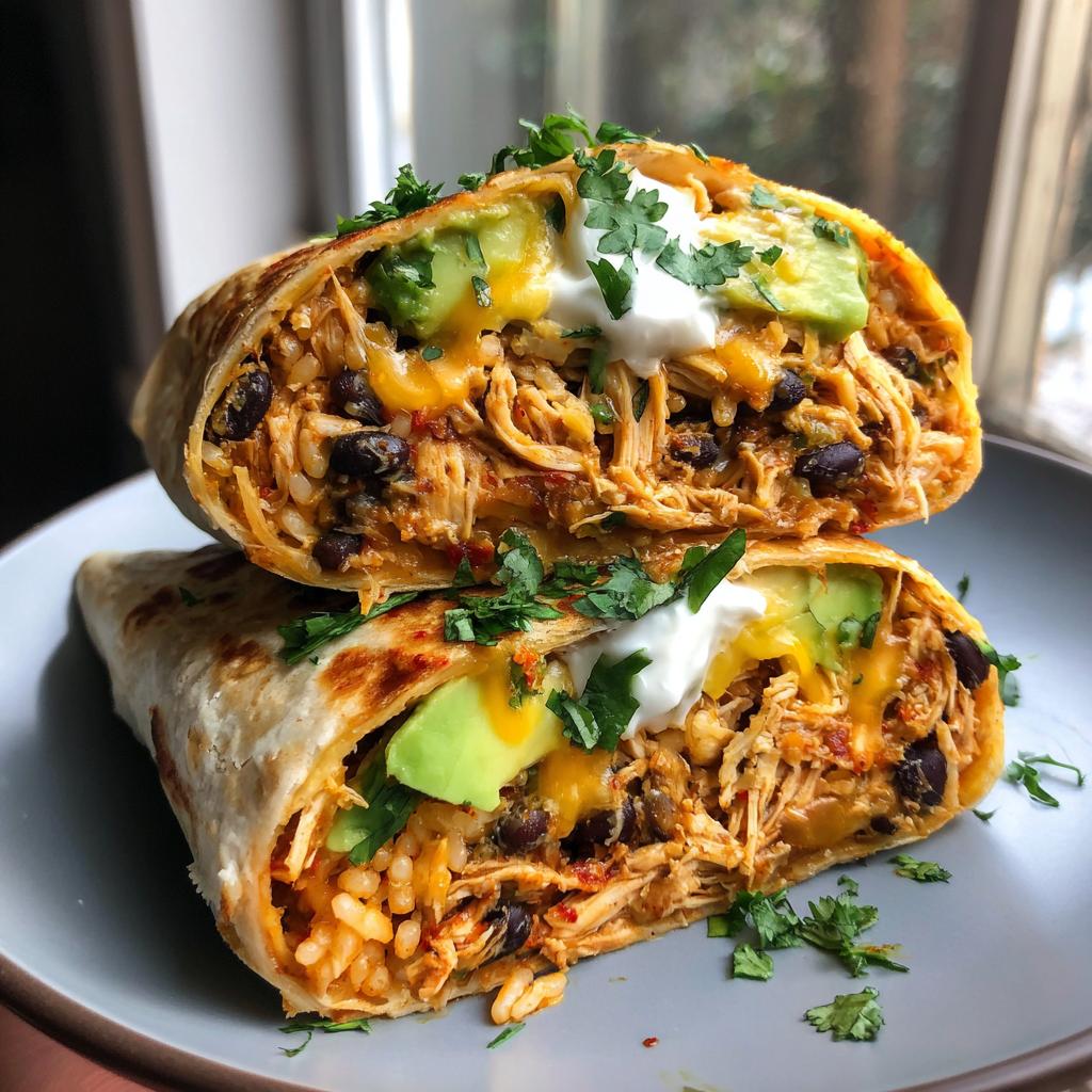 chicken burrito
