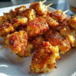 chicken on a stick fried
