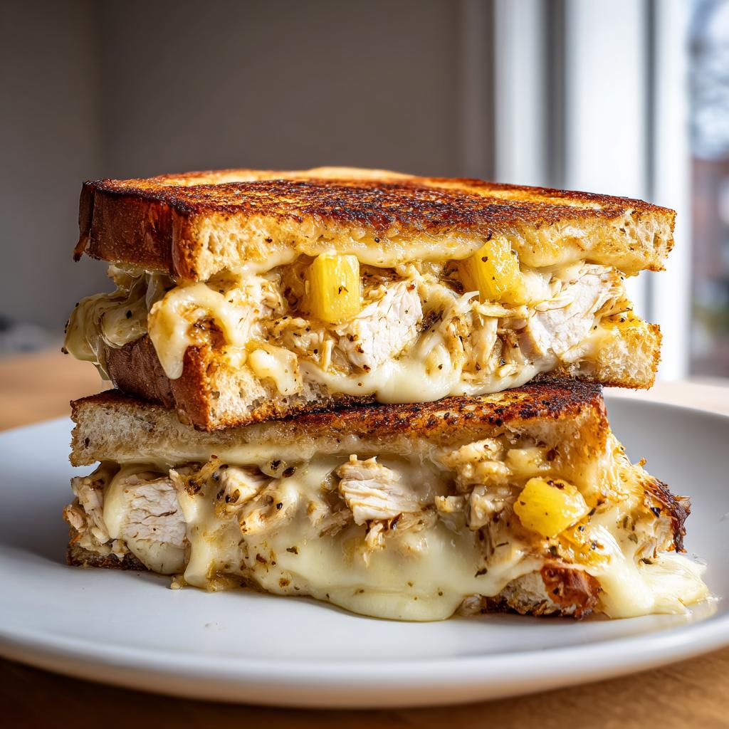 chicken pineapple sandwich - detail 2