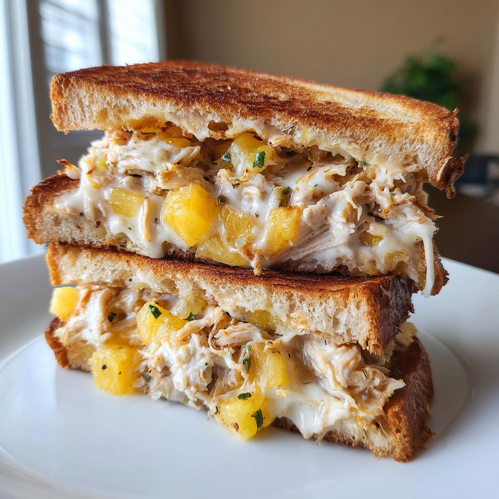 chicken pineapple sandwich
