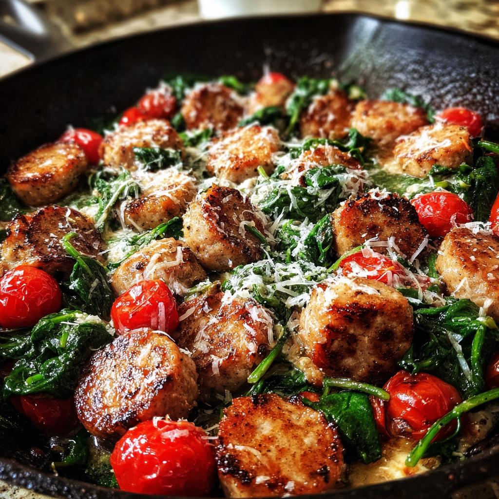 chicken sausage spinach recipes - detail 1