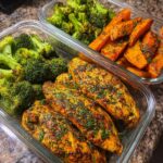 chicken sweet potato meal prep