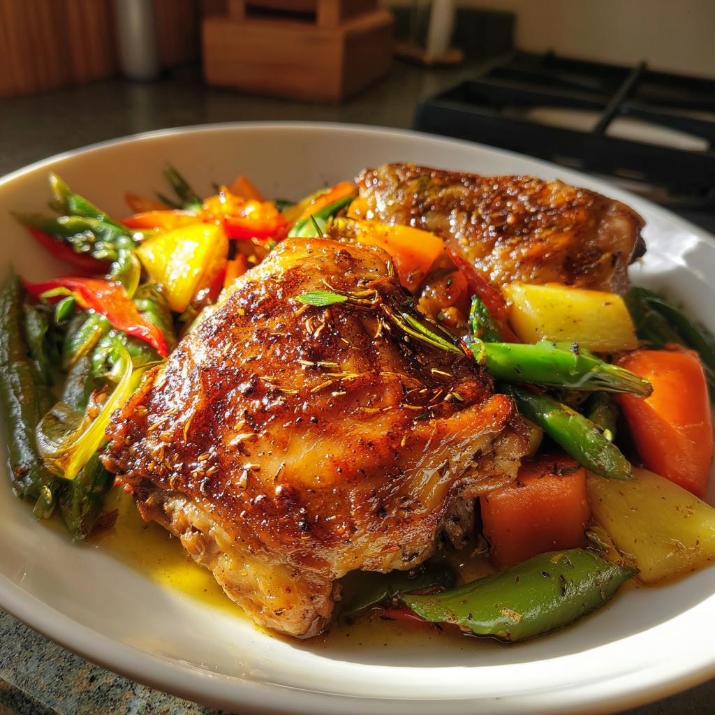 chicken thigh dinner