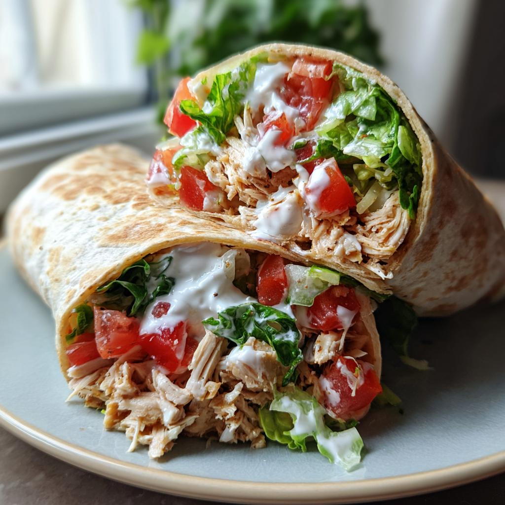 chicken wraps healthy - detail 1