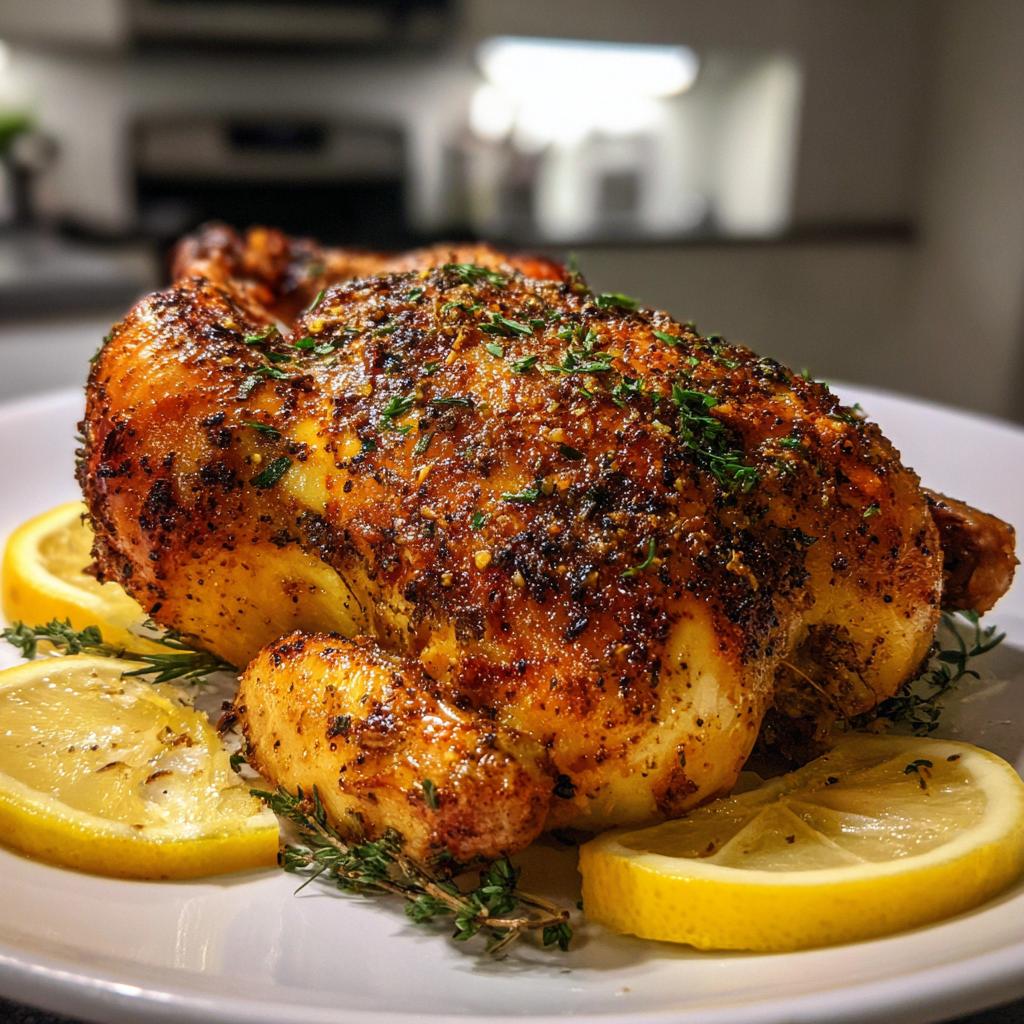 crockpot whole chicken - detail 1