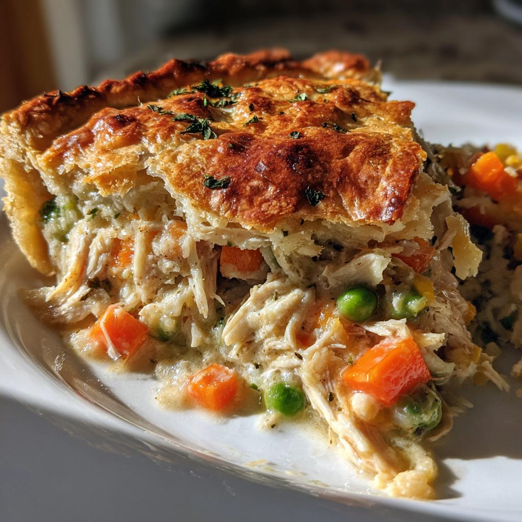 deep dish chicken pot pie recipe - detail 2