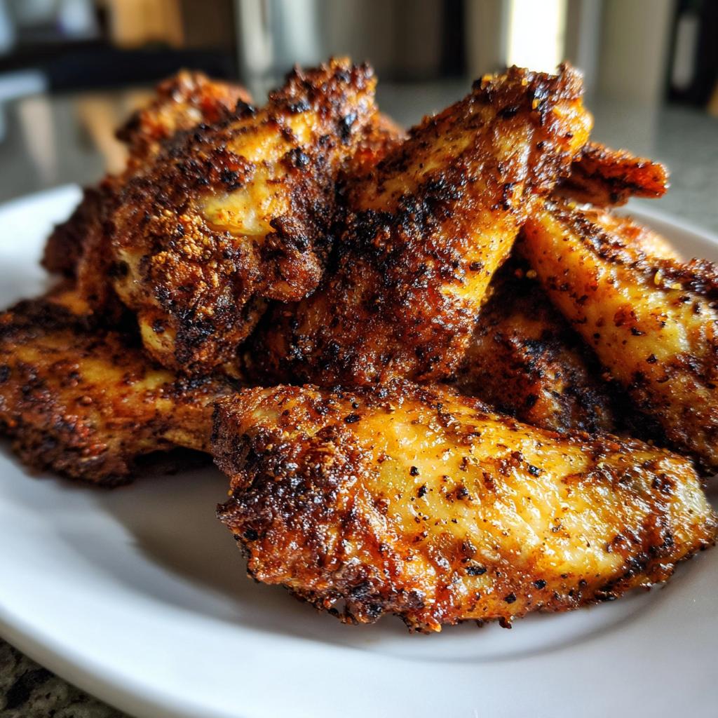 dry chicken wing rub - detail 1