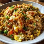 fried rice and chicken