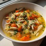 ginger lemon chicken soup