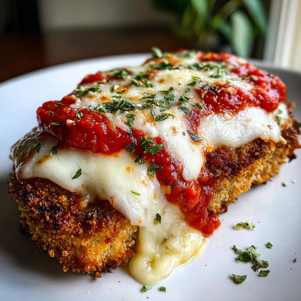 healthy chicken parm - detail 1