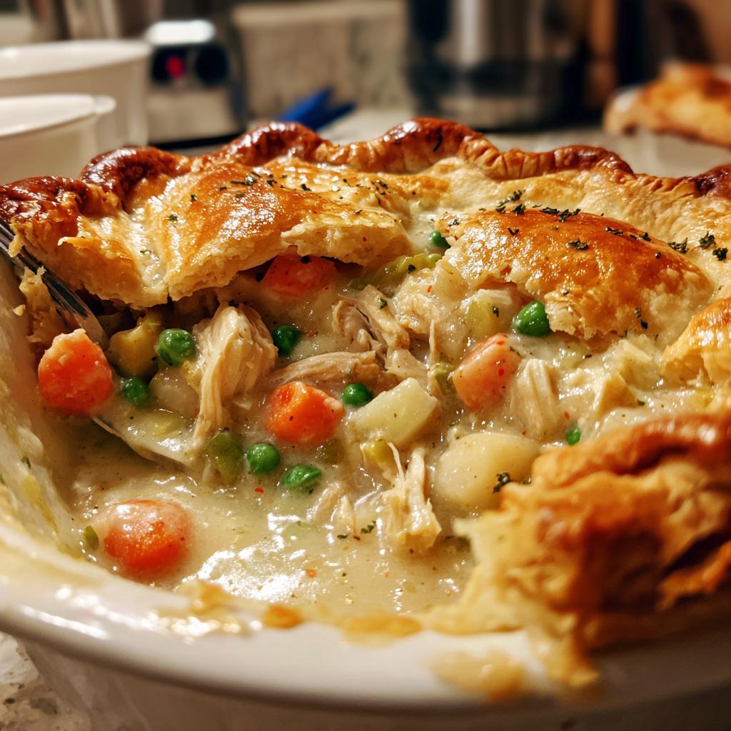 ninja foodi chicken pot pie recipe
